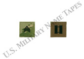 Law Enforcement Rank Patches w/Hook Fastener