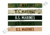 U.S. Marines Name and Service Tapes for Sew On