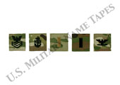 U.S. Navy Rank Patches w/Hook Fastener